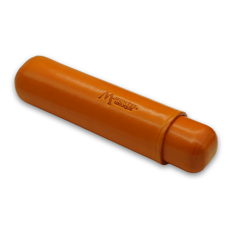 Montes Gerçek Deri El Yapımı 52 Ring Amsterdam Tekli Puro Kılıfı
