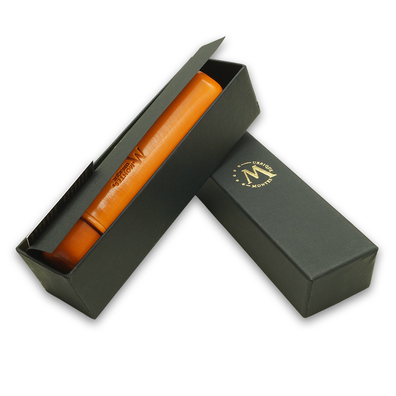 Montes Gerçek Deri El Yapımı 52 Ring Amsterdam Tekli Puro Kılıfı