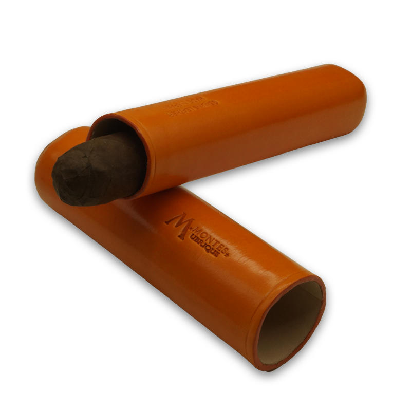 Montes Gerçek Deri El Yapımı 52 Ring Amsterdam Tekli Puro Kılıfı