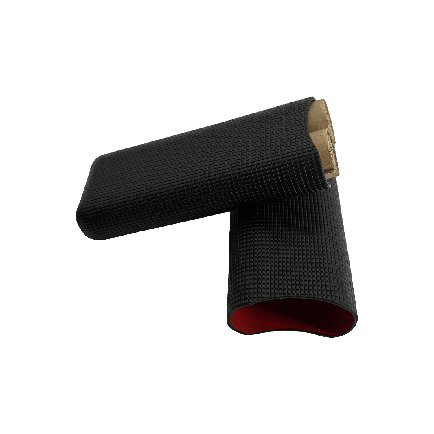 Montes Gerçek Deri El Yapımı 70 Ring Siyah İkili Puro Kılıfı