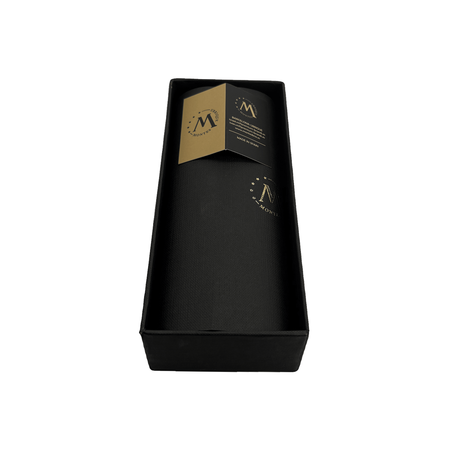 Montes Gerçek Deri El Yapımı 70 Ring Siyah İkili Puro Kılıfı