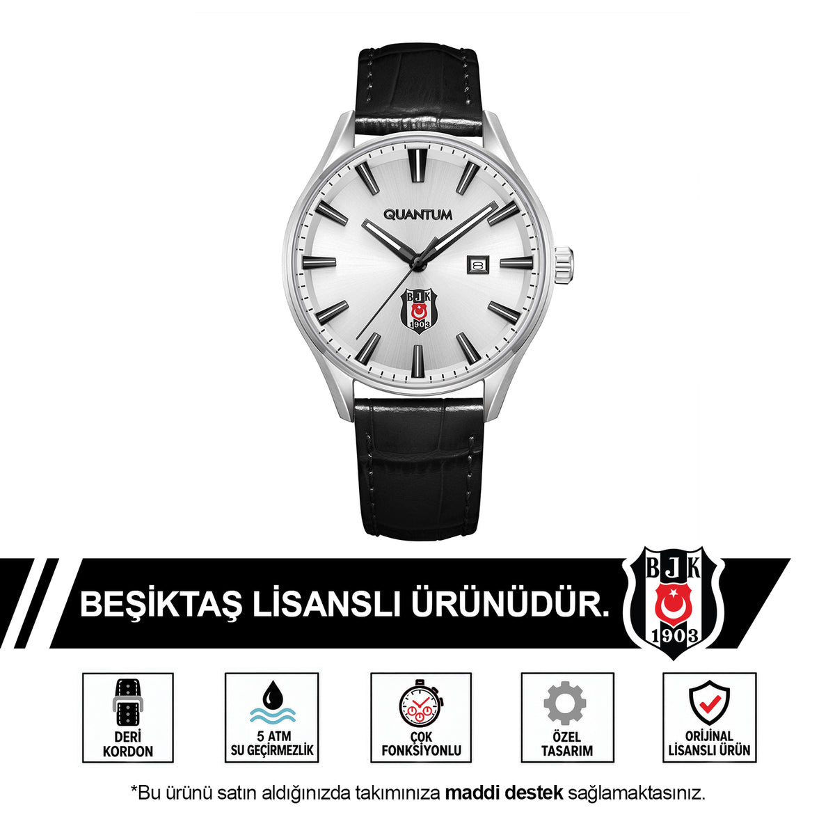 Beşiktaş Quantum Watch GNLMGE450005 BD-1 - Includes a Free BJK Cup