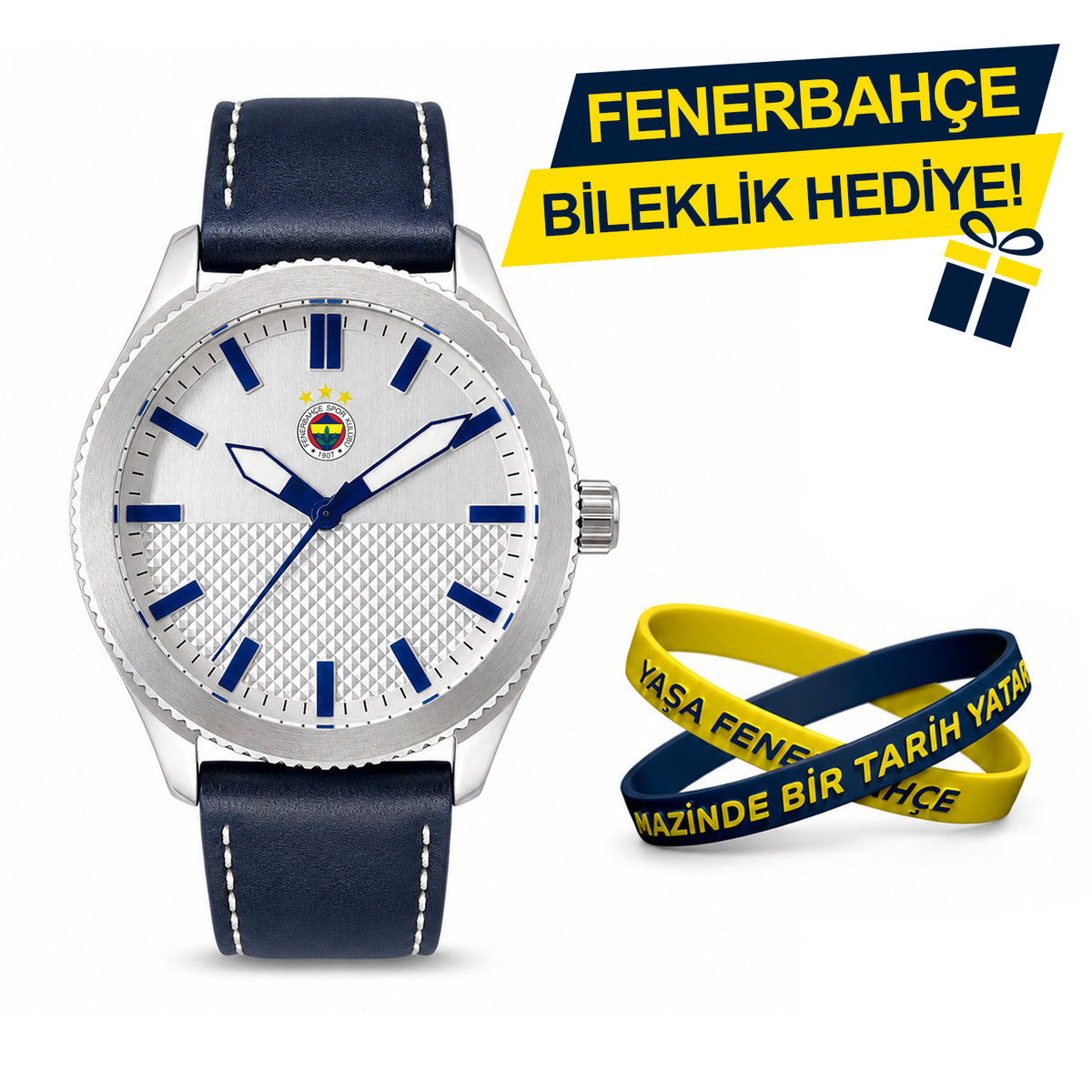 Fenerbahçe Lisanslı Kol Saati HA036E6S15 - FB Bileklik Hediyeli