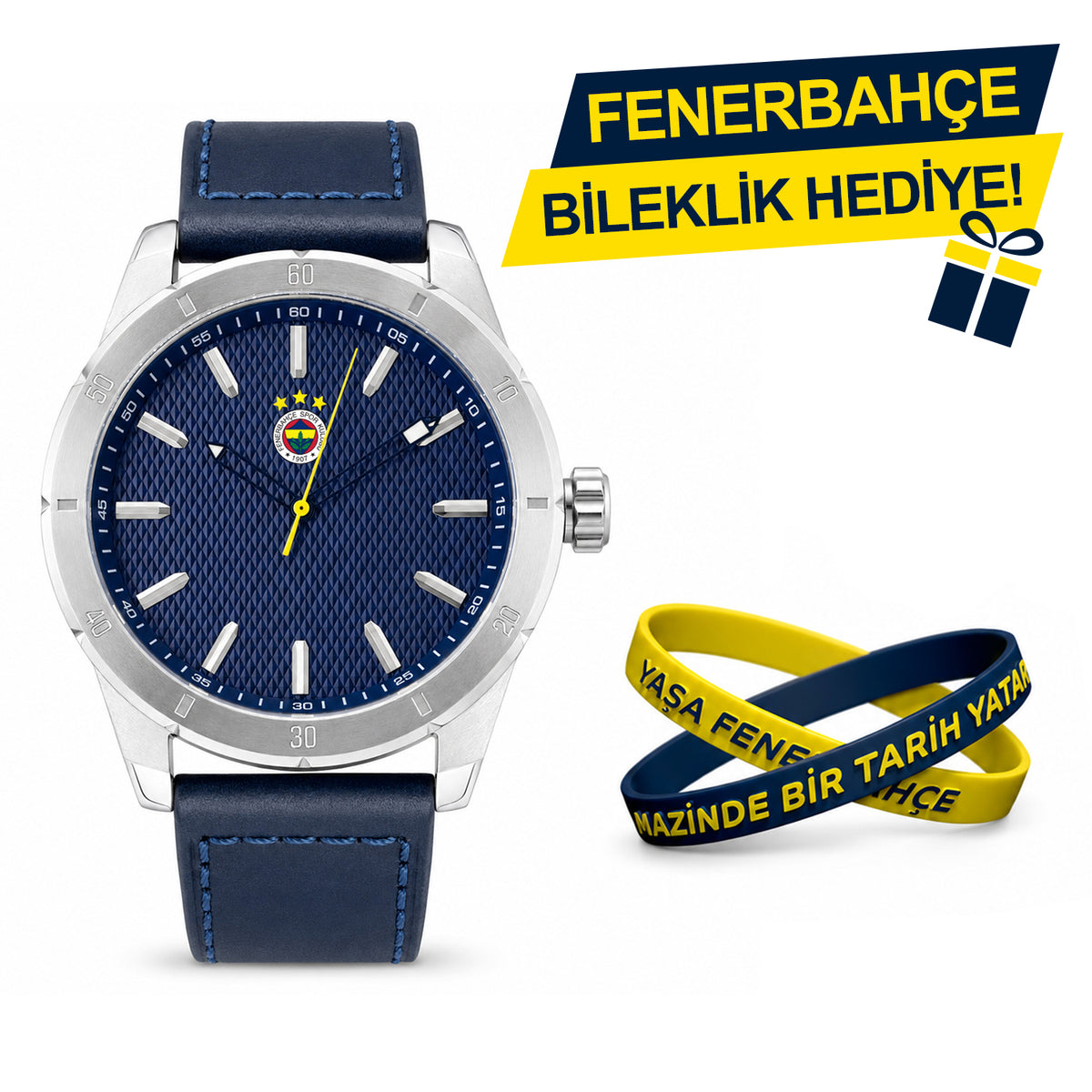 Fenerbahçe Lisanslı Kol Saati HA036E6S16 - FB Bileklik Hediyeli