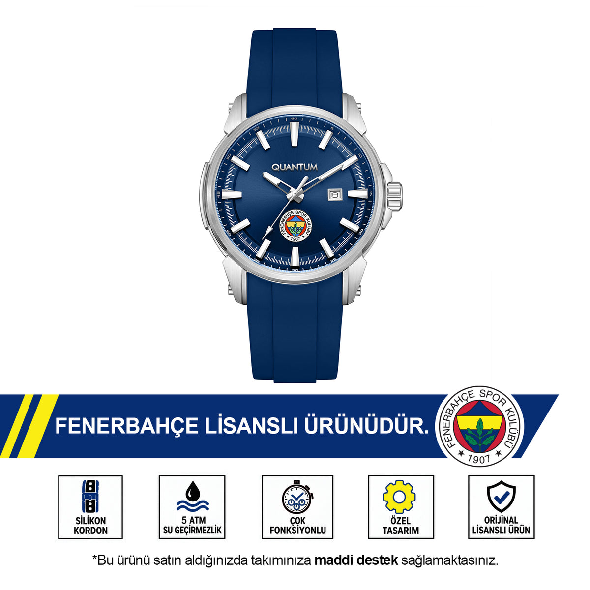 Fenerbahçe Quantum Watch HA036UFS12 SLL-6/25 - Includes a Free FB Cup