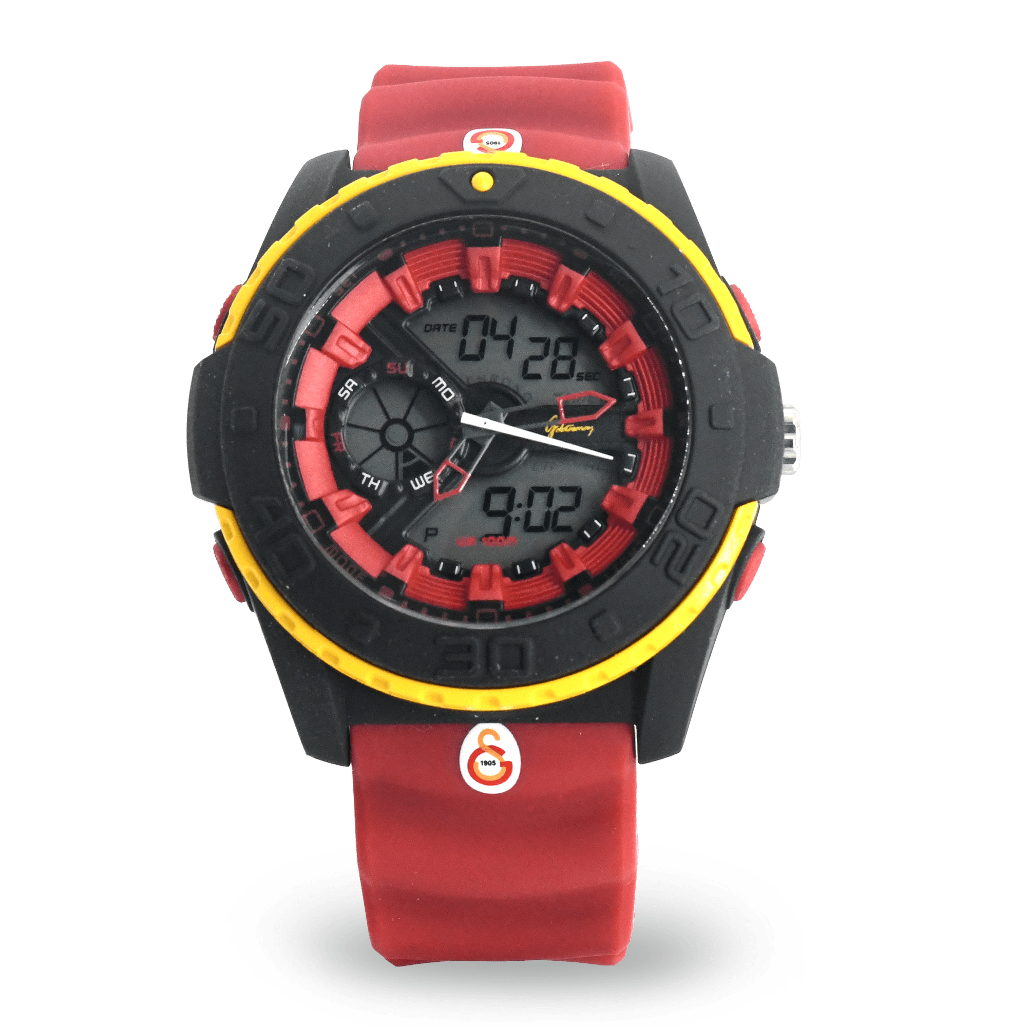 Galatasaray Analog-Dijital Kol Saati U13947 - GS ANAHTARLIK HEDİYELİ