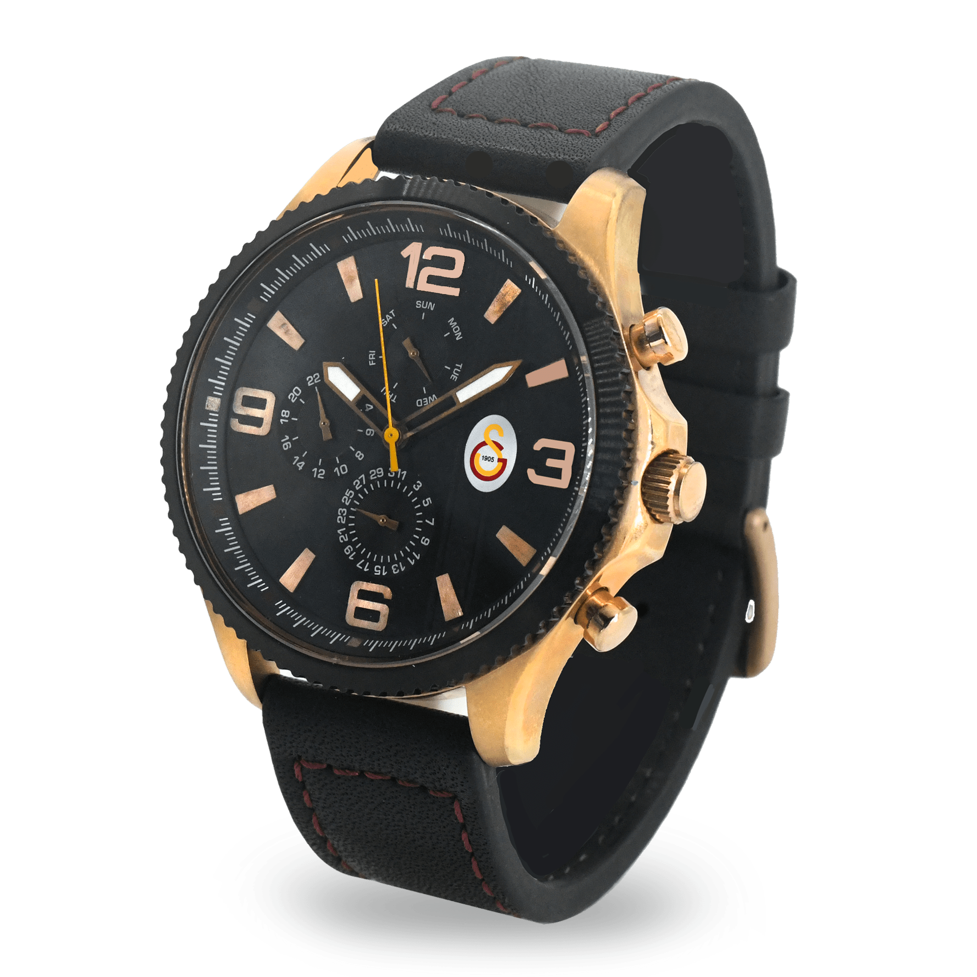 Galatasaray Deri Kol Saati U13926 - GS ANAHTARLIK HEDİYELİ