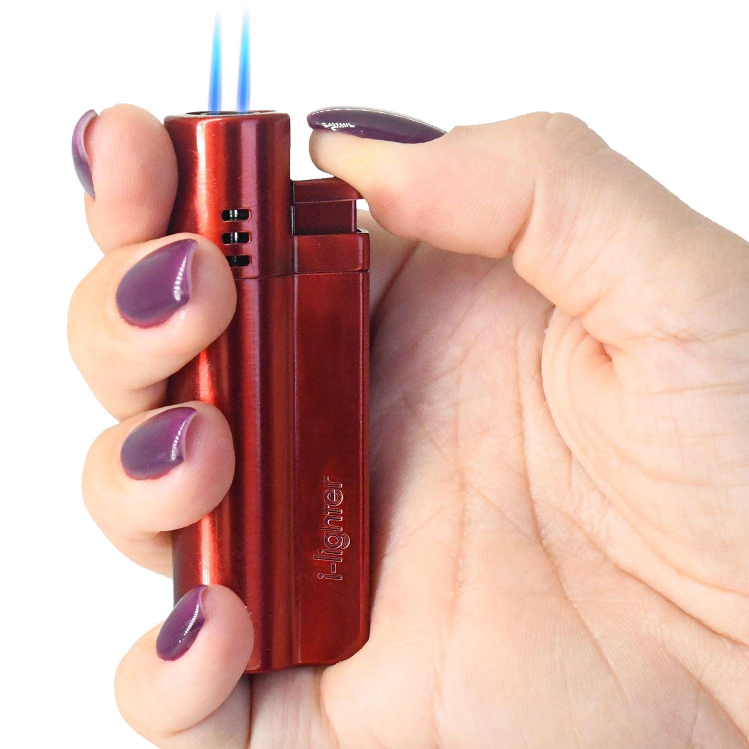 i-lighter 815 Double Jet Kırmızı Çakmak