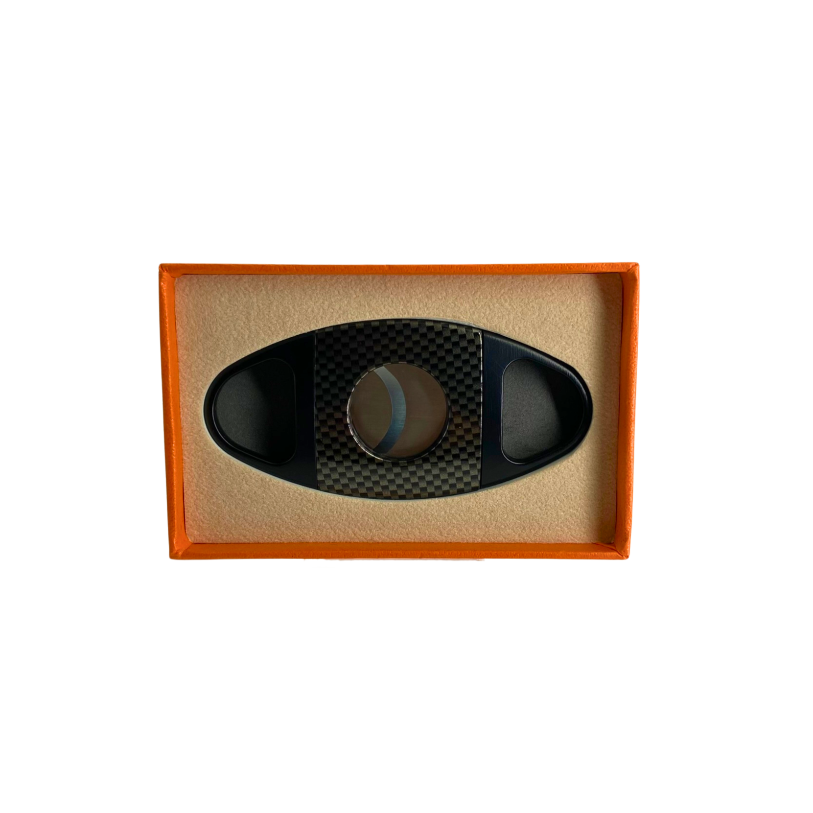 QNN Deri Kılıflı Karbonfiber-Siyah Puro Kesici