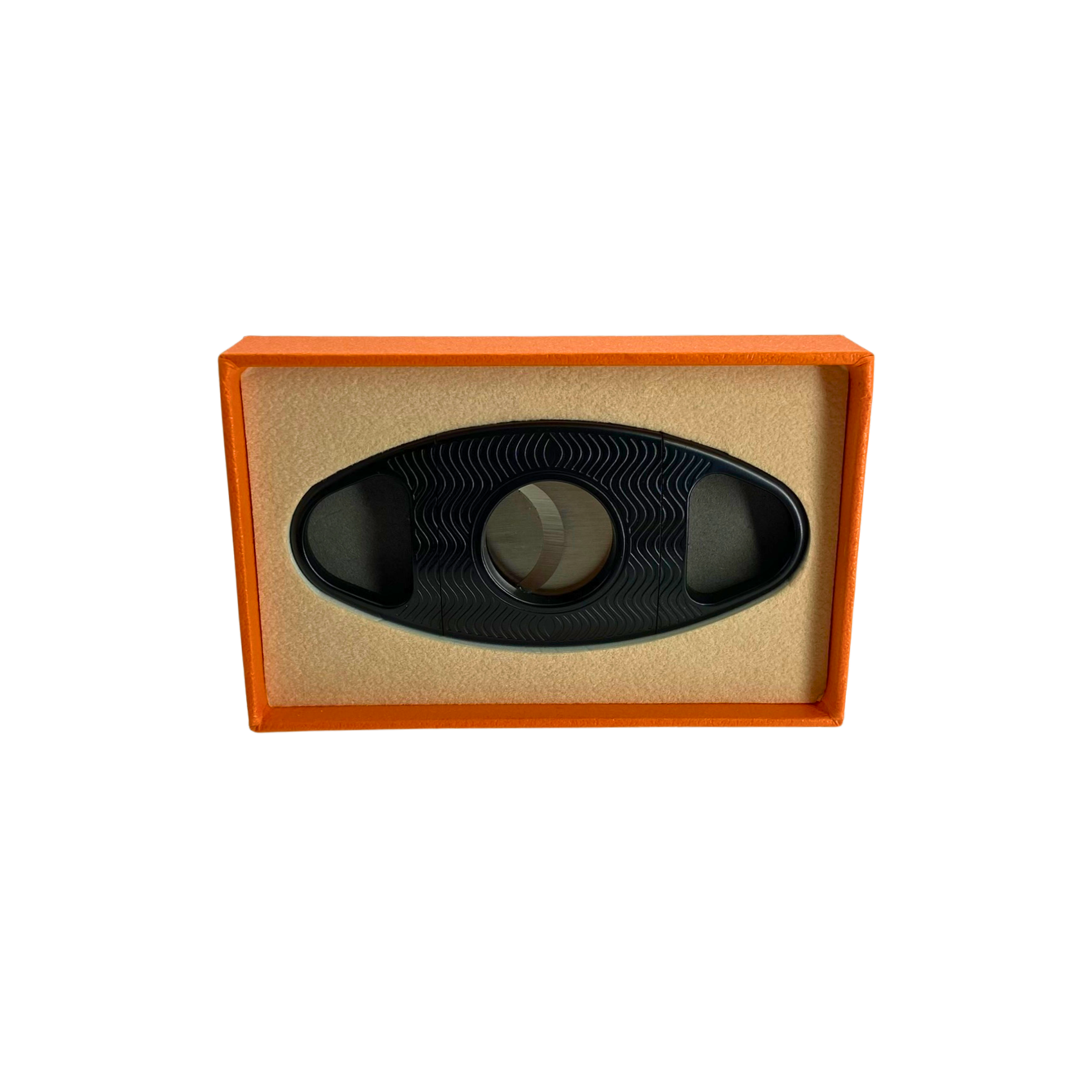 QNN Deri Kılıflı Siyah Puro Kesici