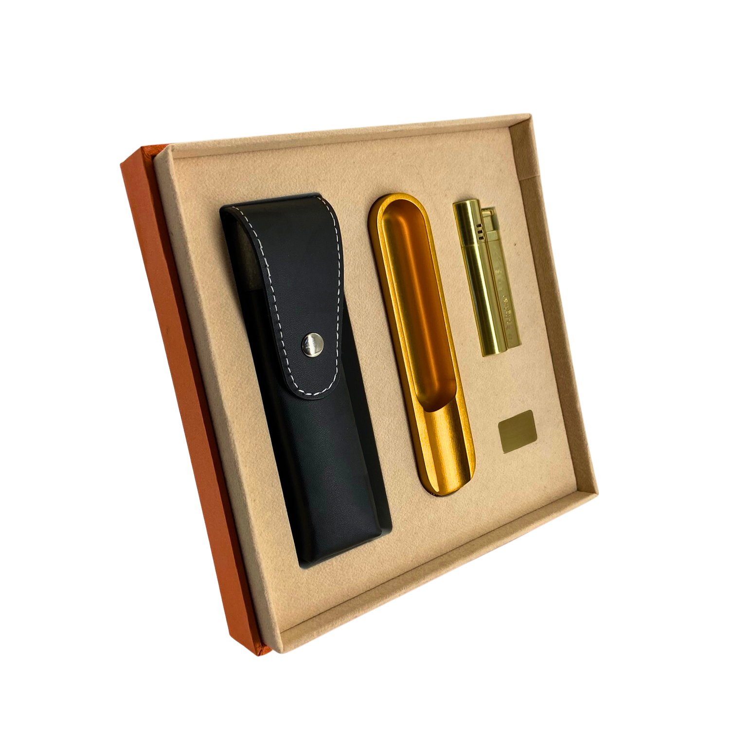 QNN Altın Renkli Puro Seti