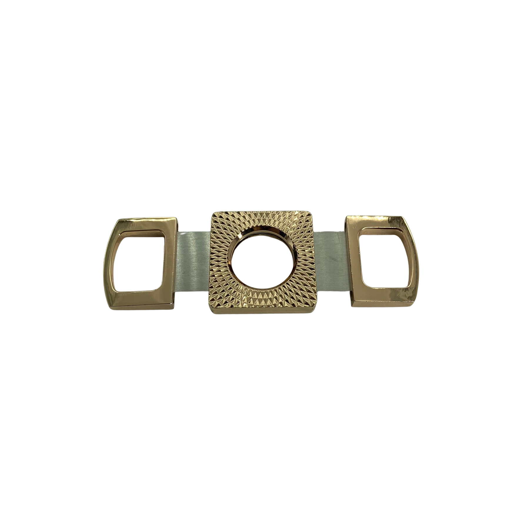 QNN Rosegold Gövdesi Desenli Köşeli Puro Kesici