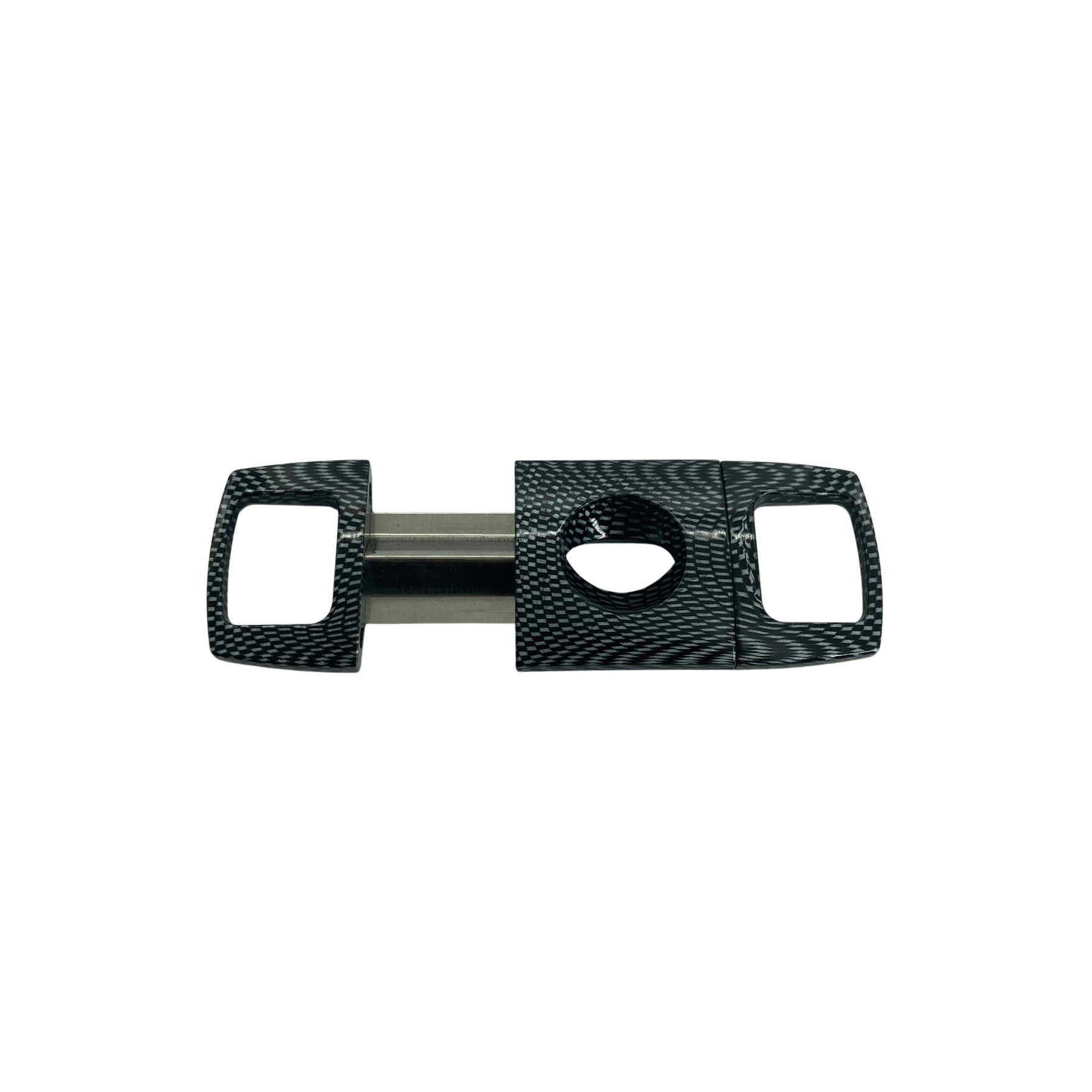 QNN V-Kesim Siyah Renkli Desenli Puro Kesici