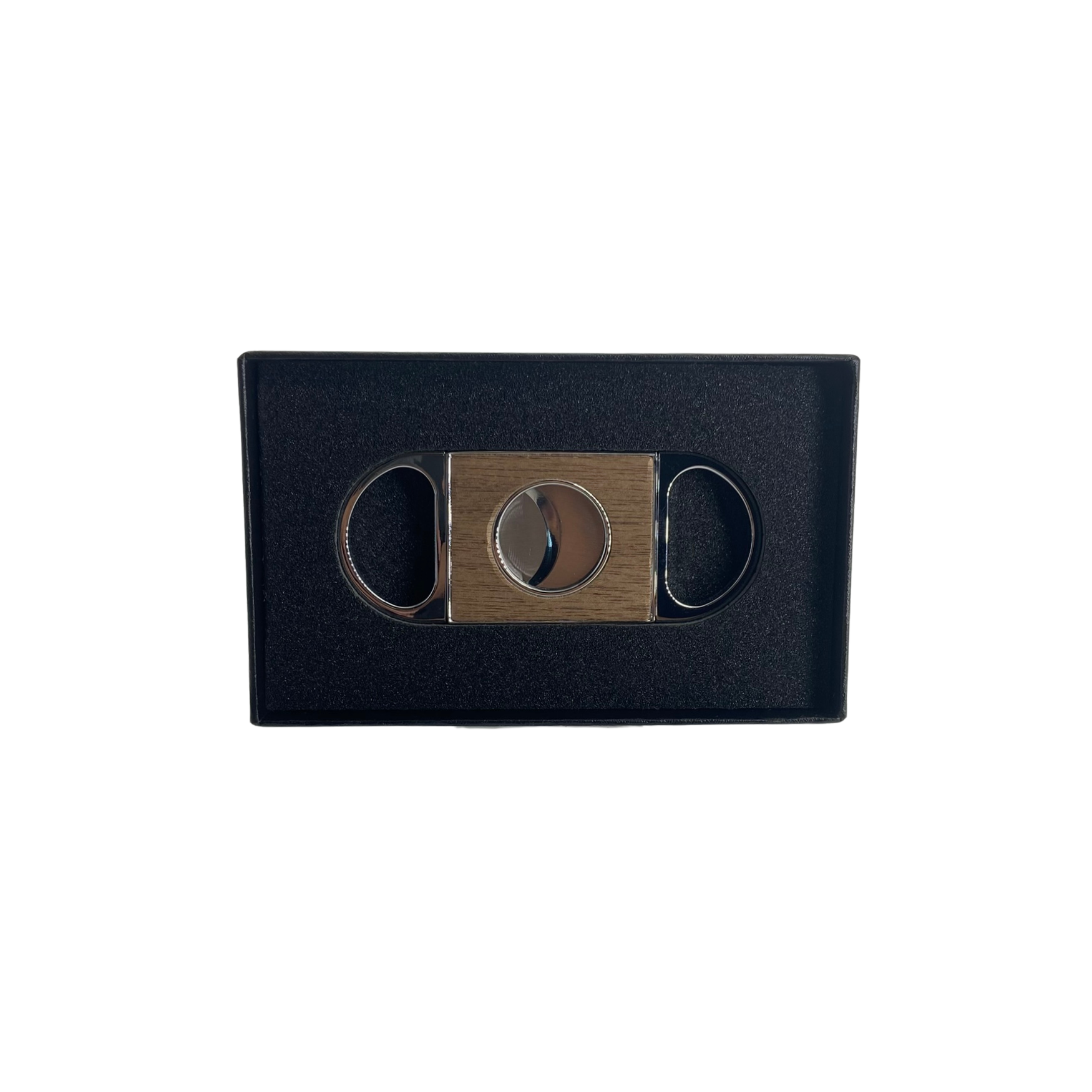 QNN Gümüş-Ahşap Puro Kesici