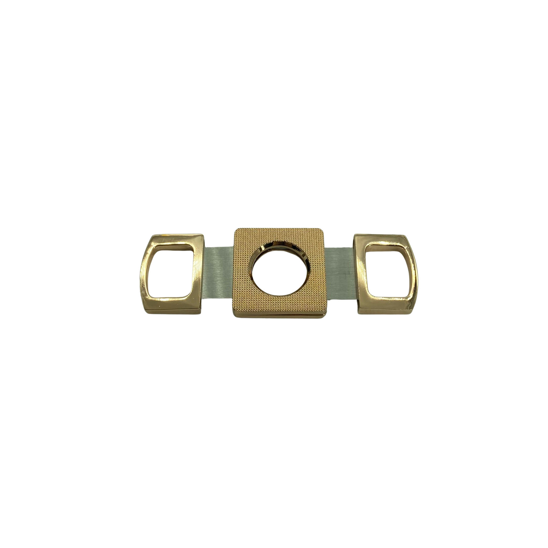 QNN Rosegold Gövdesi Desenli Köşeli Puro Kesici