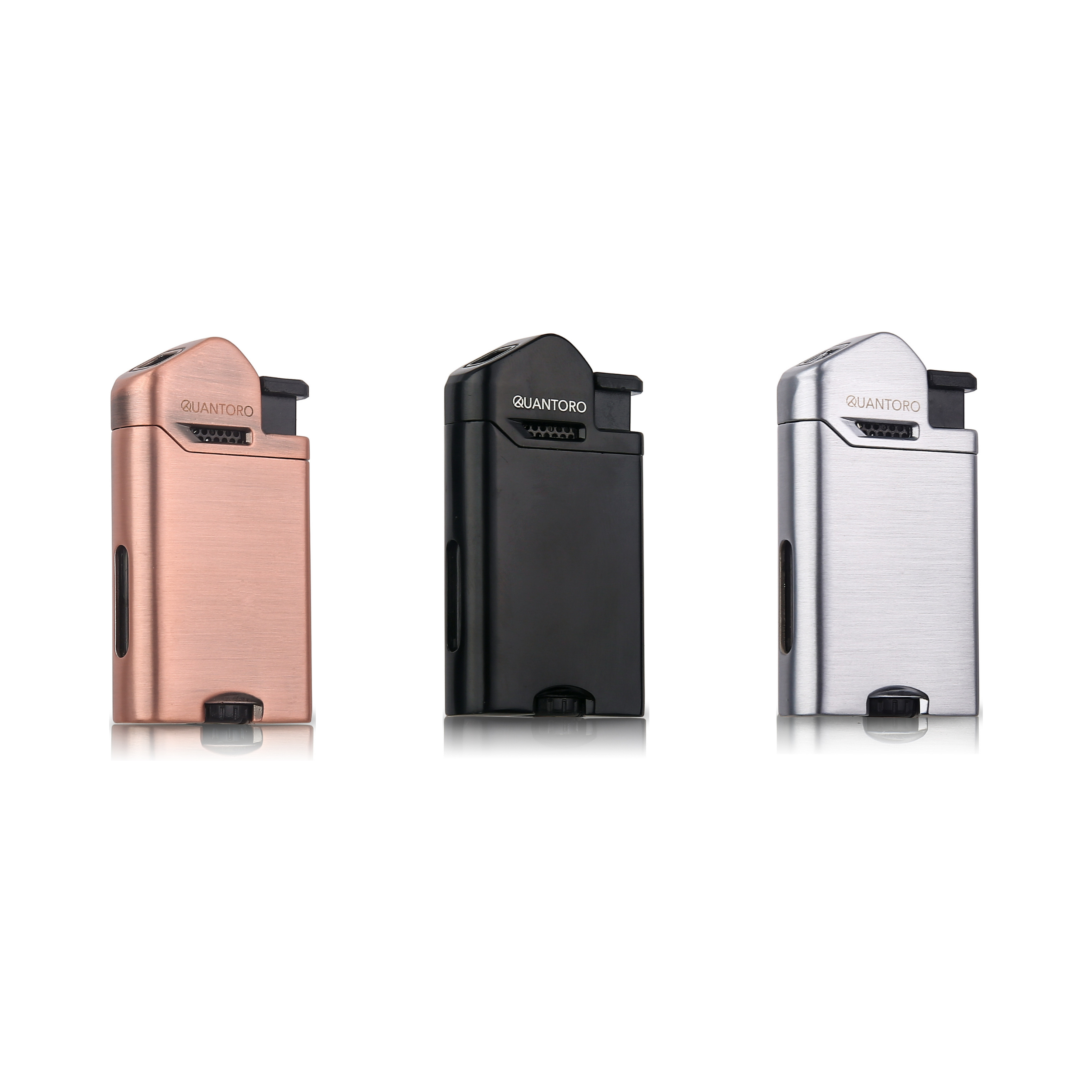 Quantoro Metal Jet Çakmak E-Black