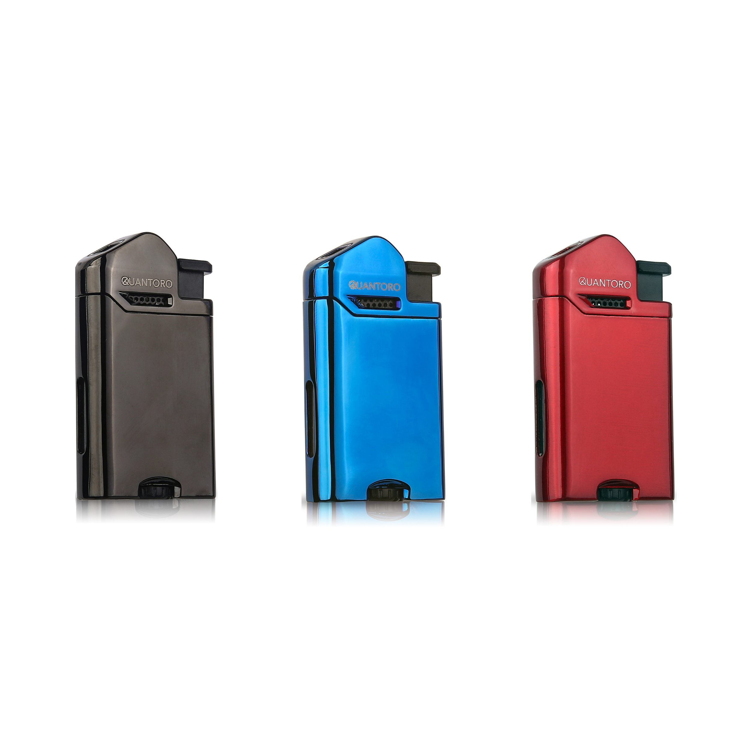 Quantoro Metal Jet Çakmak Ice Black