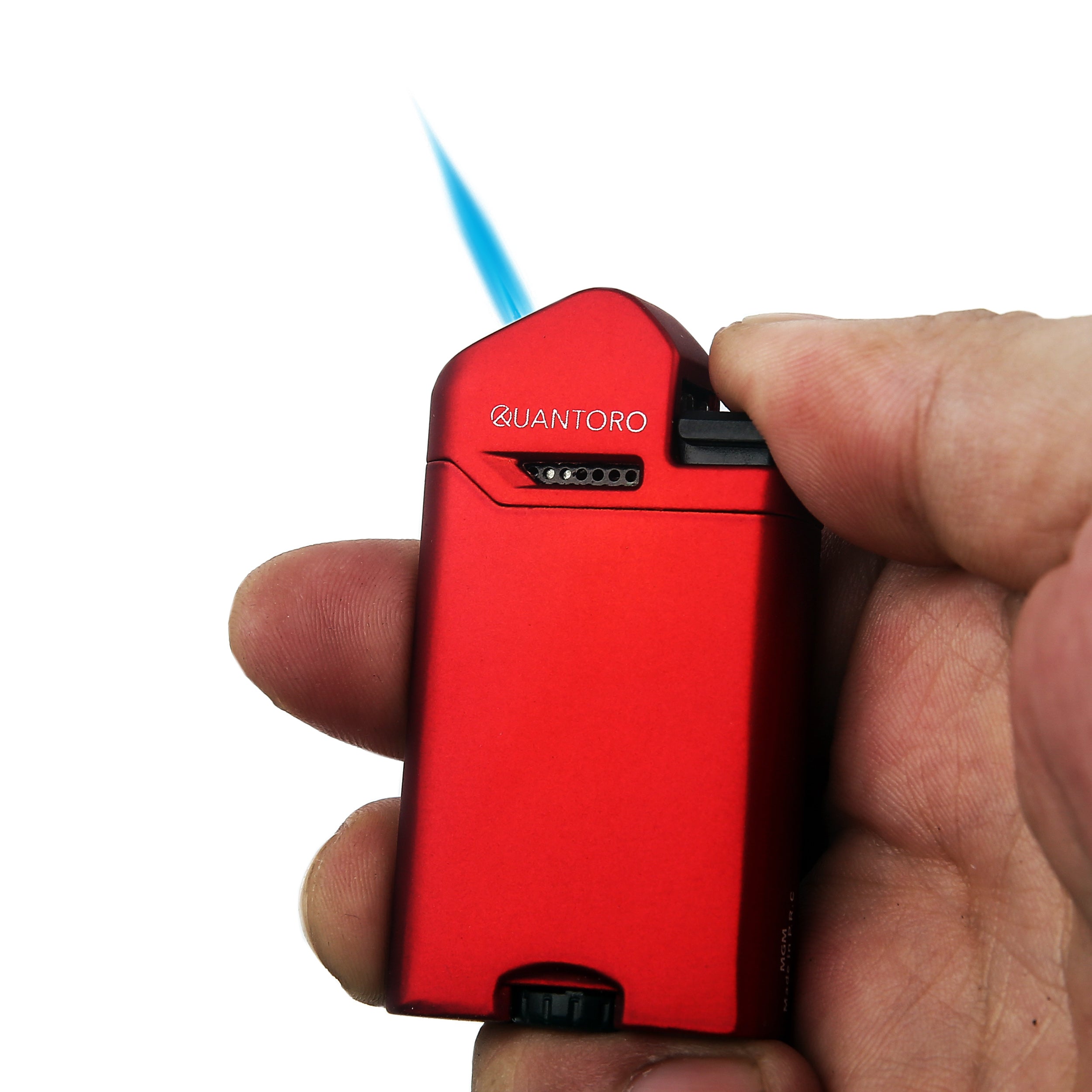 Quantoro Metal Jet Çakmak Matte Red