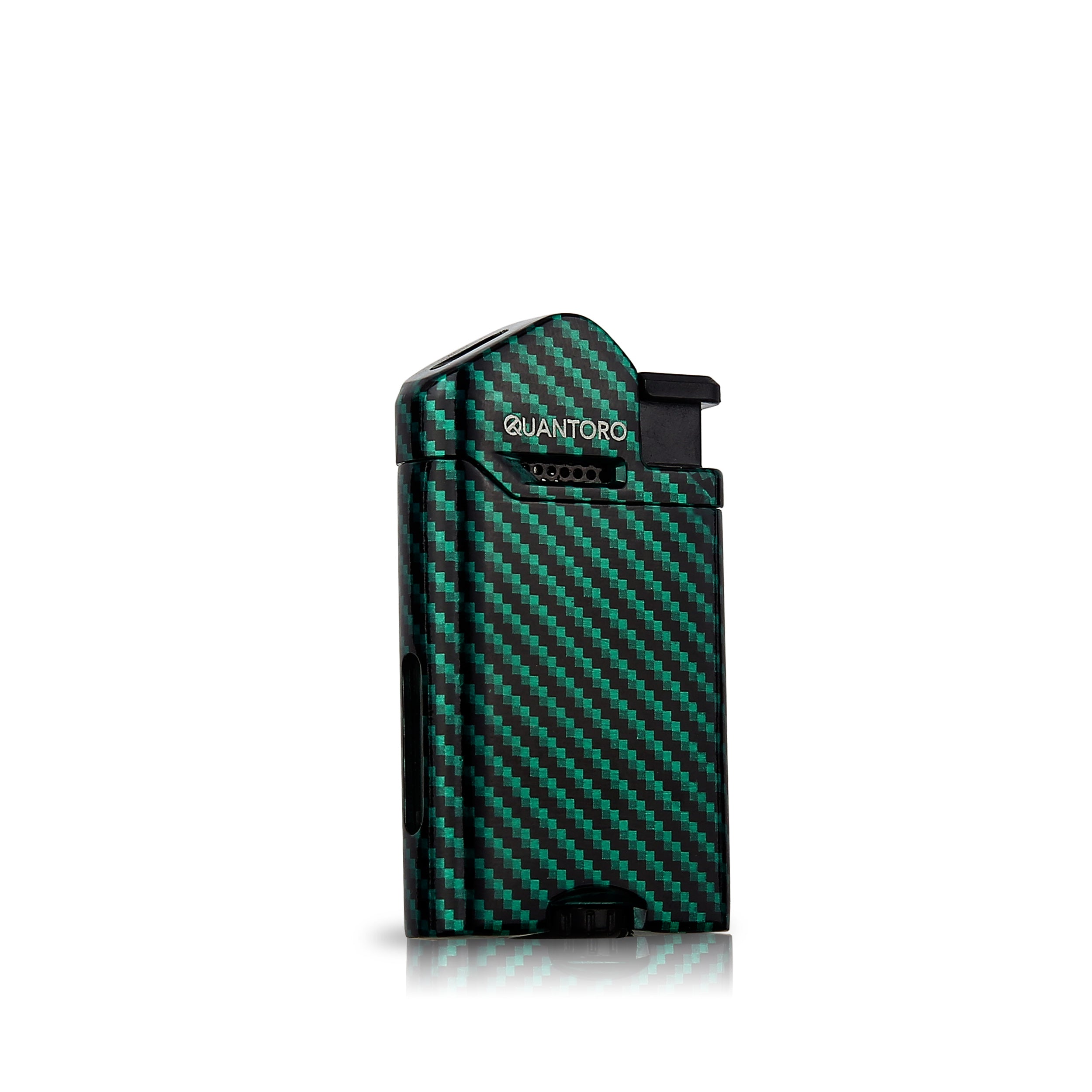 Quantoro Metal Perde Jet Çakmak Green Carbon