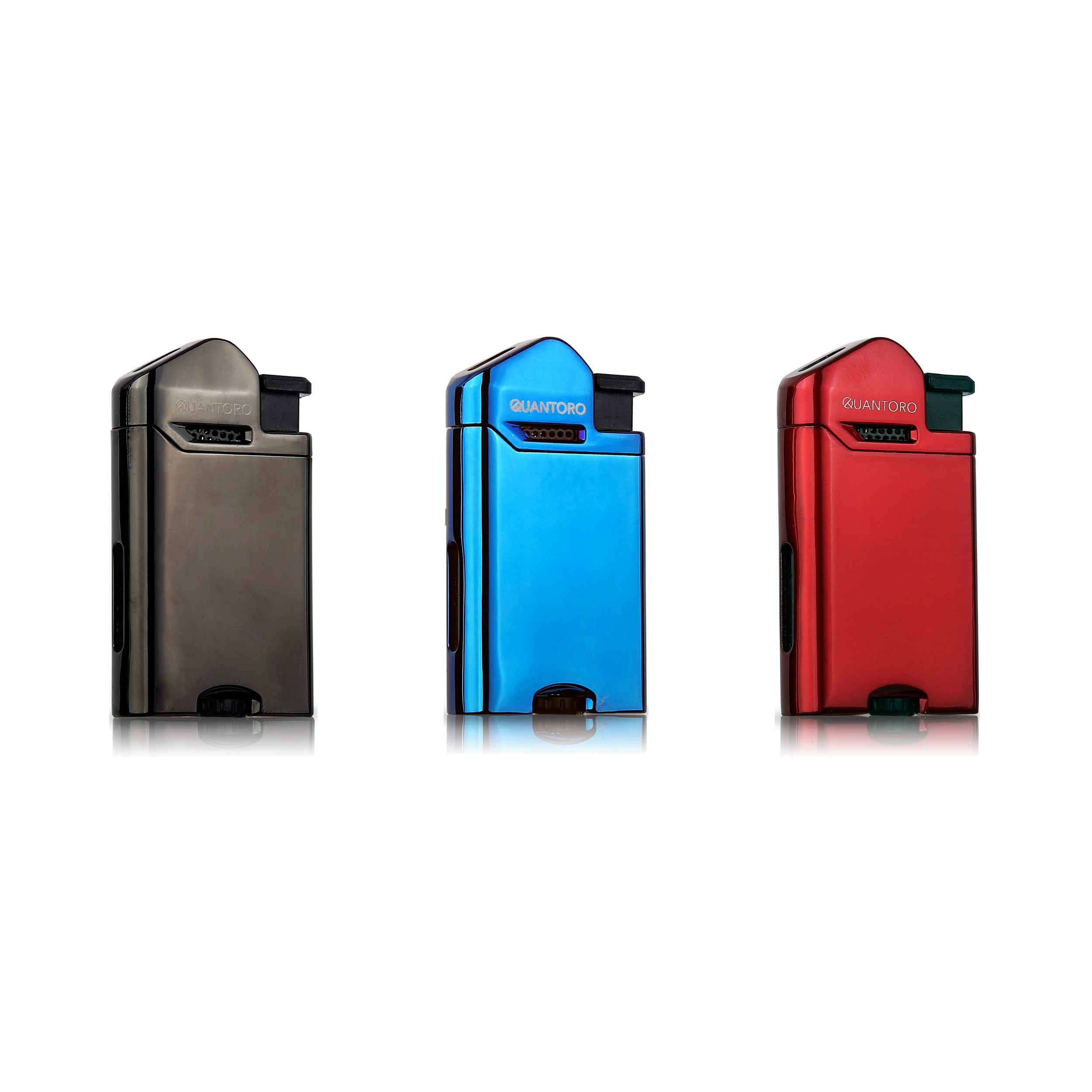 Quantoro Metal Perde Jet Çakmak Ice Black