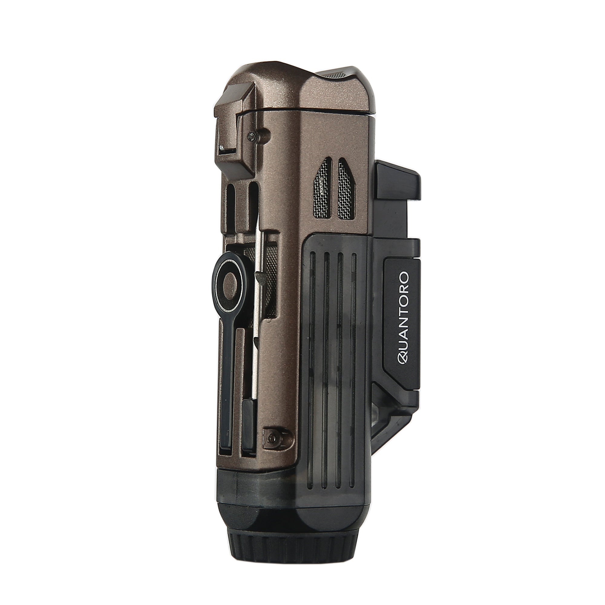 Quantoro MGM04-10 Sharpening Needle Double Jet Flame Brown Lighter