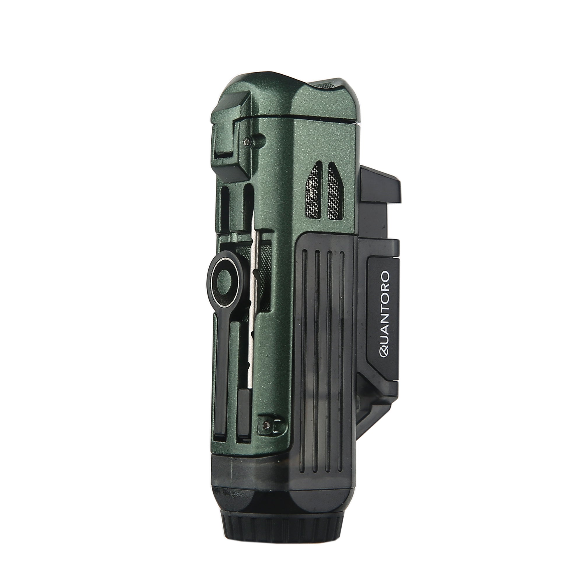 Quantoro MGM04-10 Piercing Needle Double Jet Flame Green Lighter