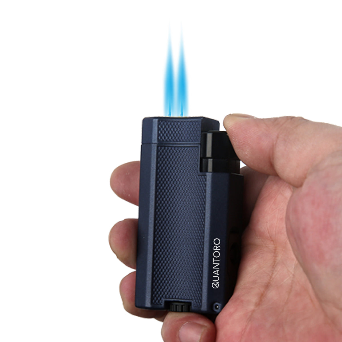 Quantoro MGM04-2 Delicili Çift Jet Alev Blue Çakmak
