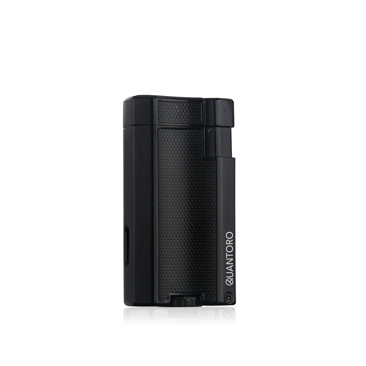 Quantoro MGM04-2 Penetrating Dual Jet Flame E-Black Lighter