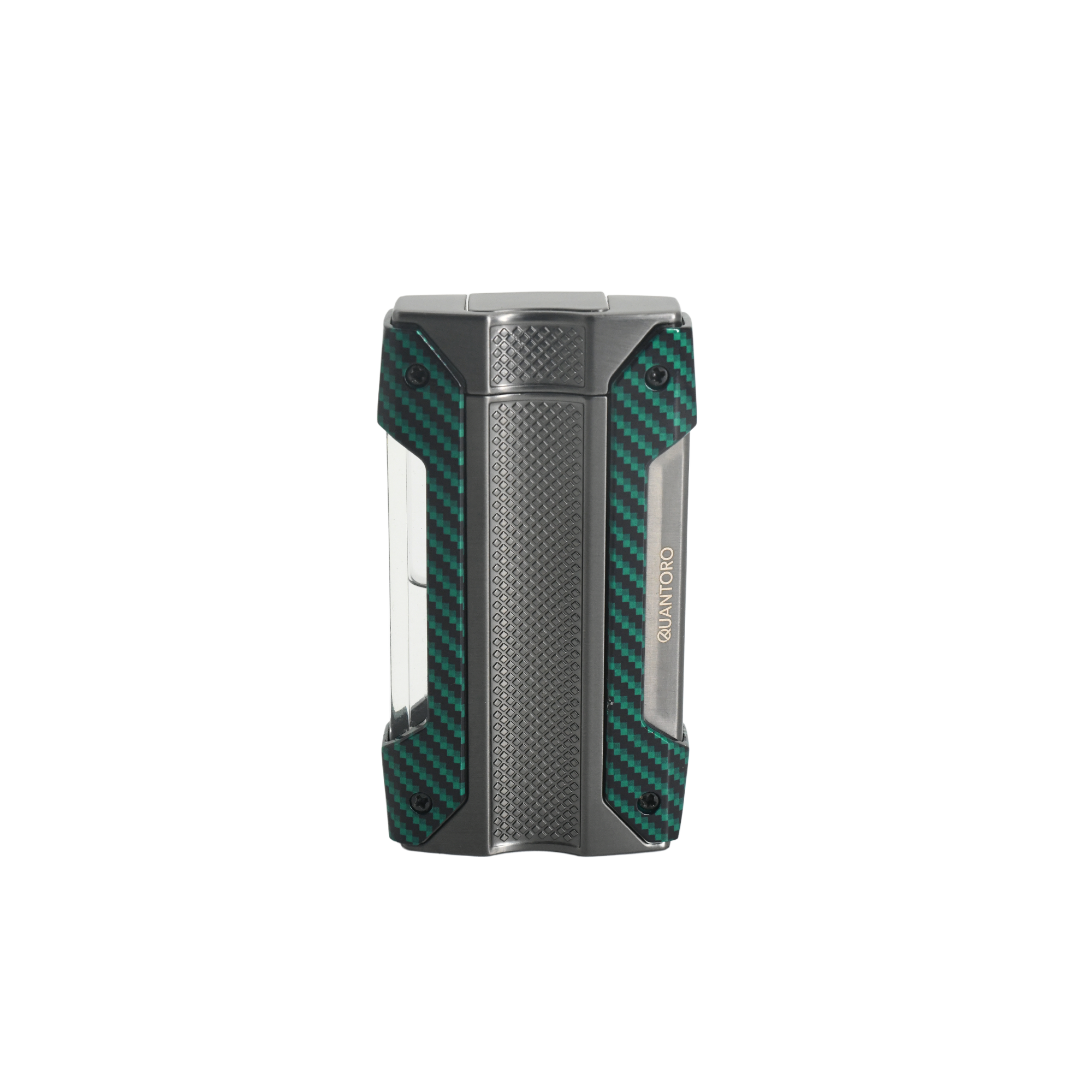 Quantoro MGM04-7 Penetrating Jet Flame Green Carbon Lighter