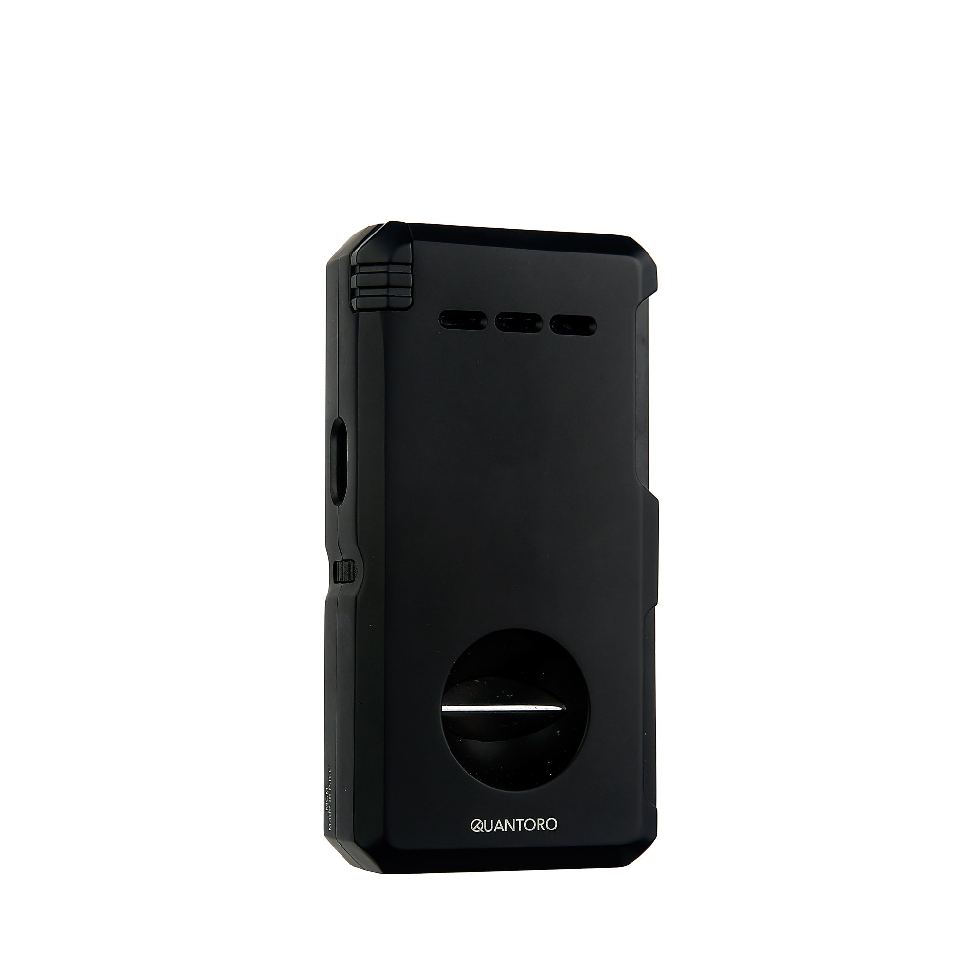 Quantoro MGM05-32 Kesicili Delicili İğneli Çift Jet Alev E-Black Çakmak