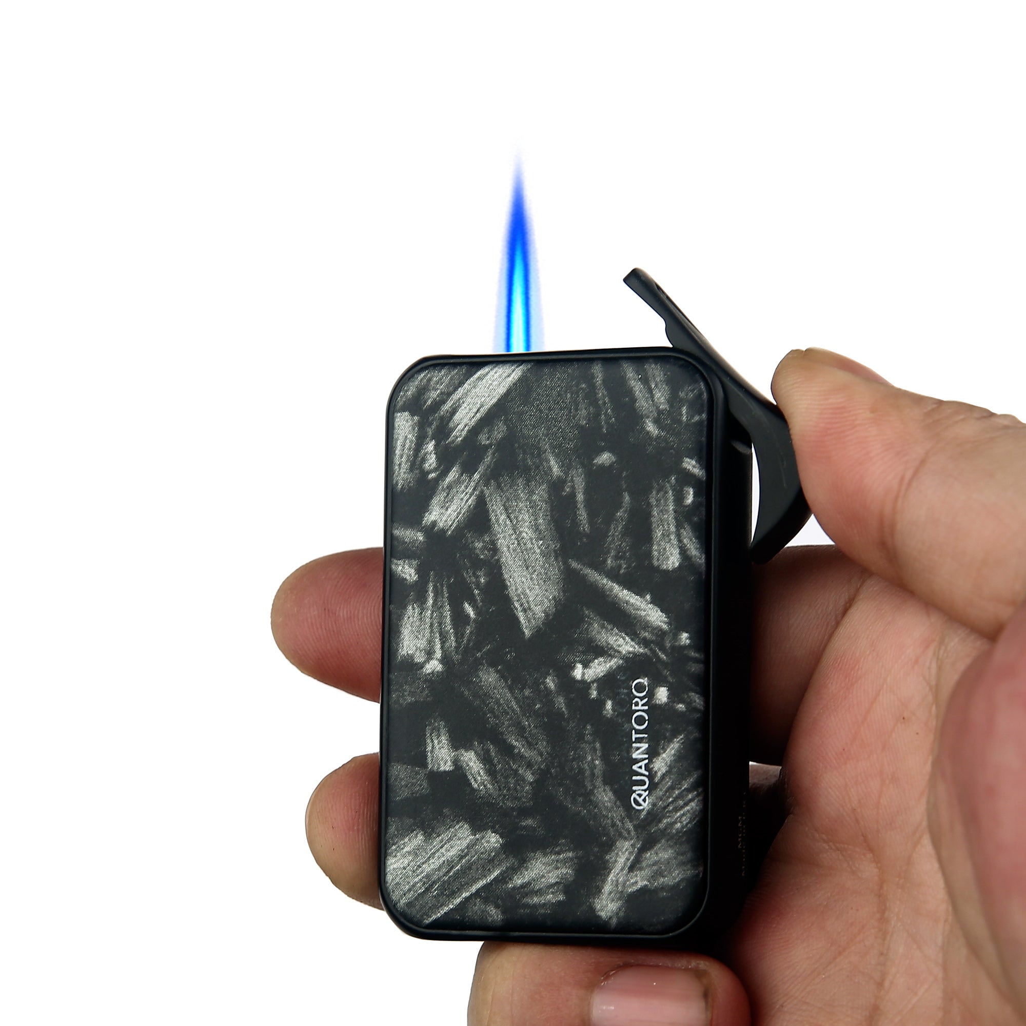 Quantoro MGM05-33 Penetrating Jet Flame Green Marble Lighter