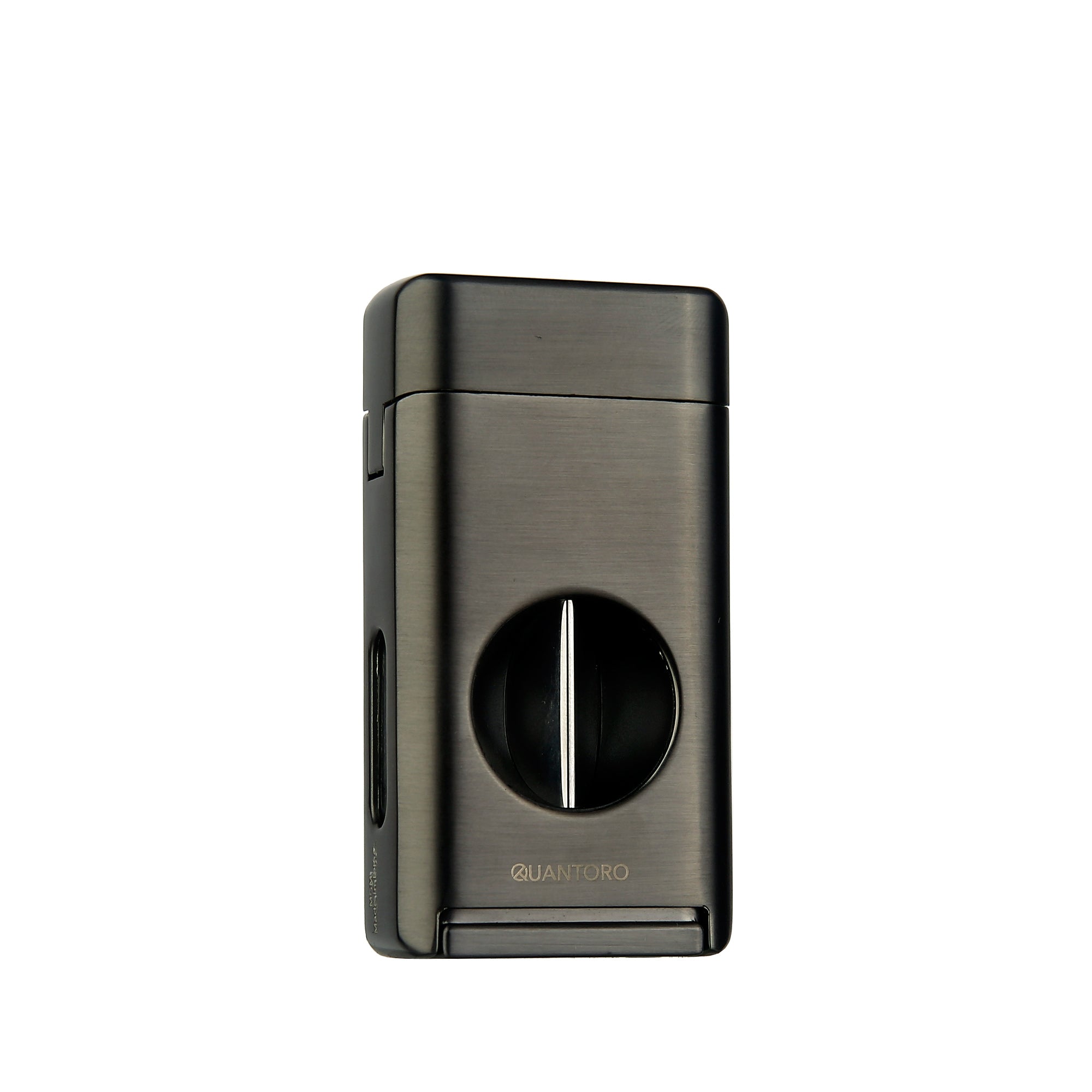 Quantoro MGM05-35 Kesicili Dinlendiricili Üçlü Jet Alev Gunmetal Çakmak