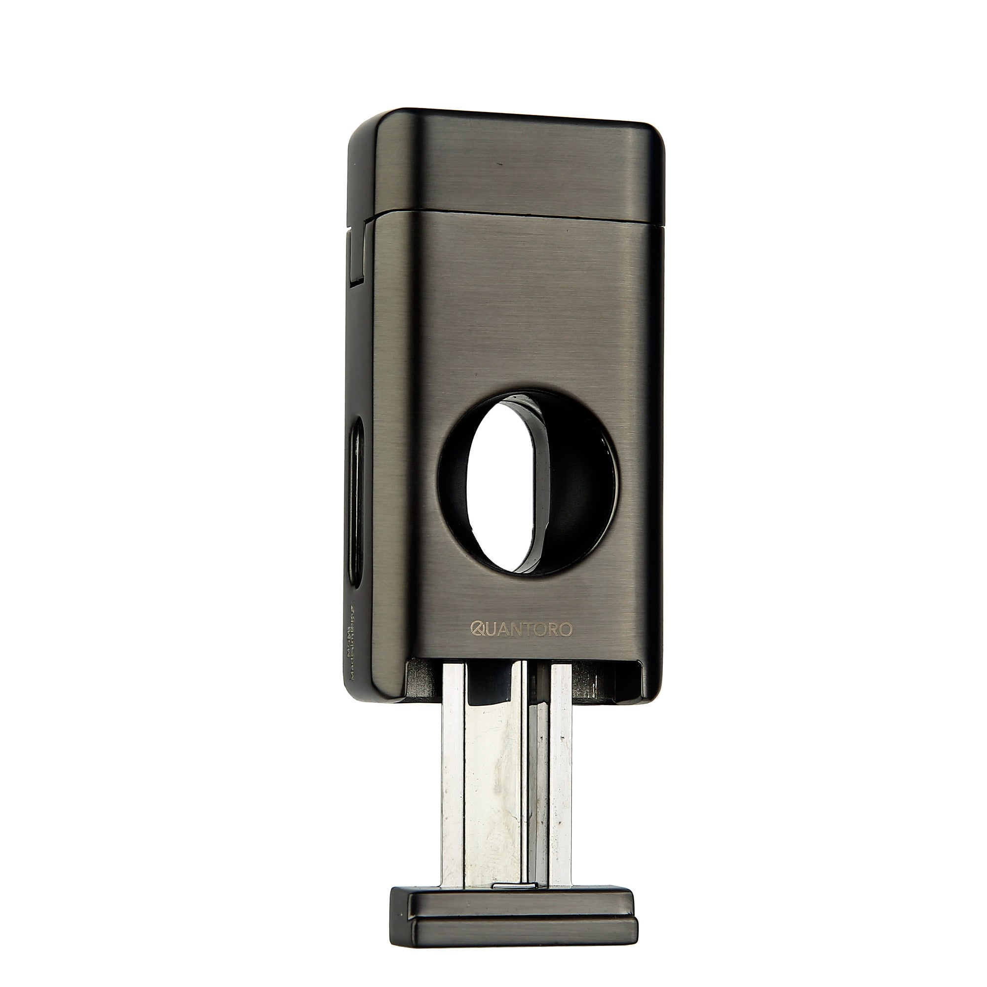 Quantoro MGM05-35 Kesicili Dinlendiricili Üçlü Jet Alev Gunmetal Çakmak