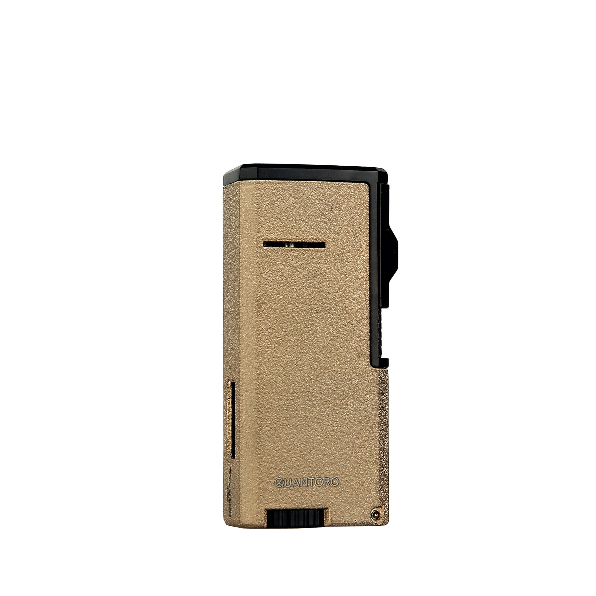 Quantoro MGM05-40 Penetrating Triple Jet Flame Gold Crackle Lighter