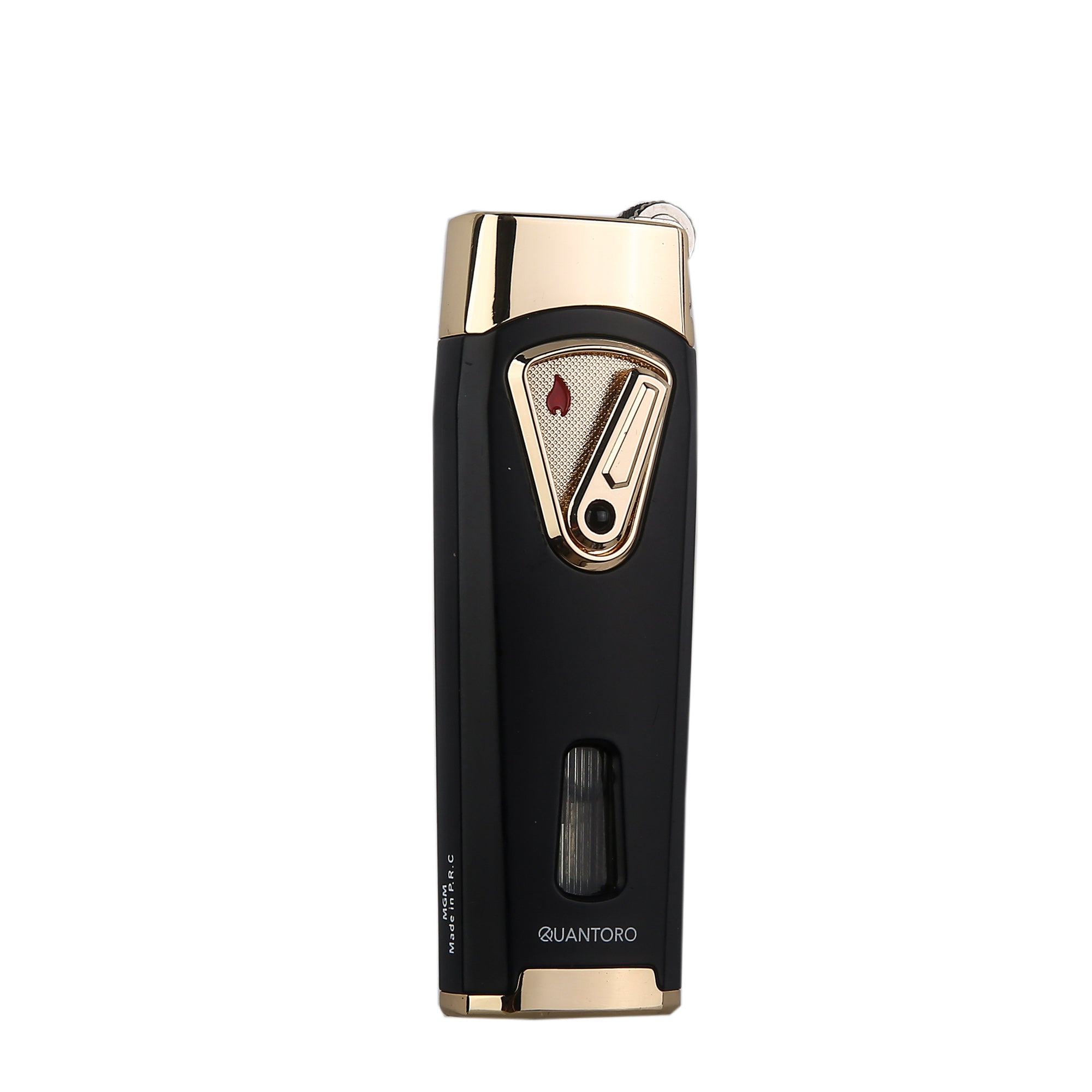 Quantoro MGM05-55 Dual Jet Flame Matte Black Lighter