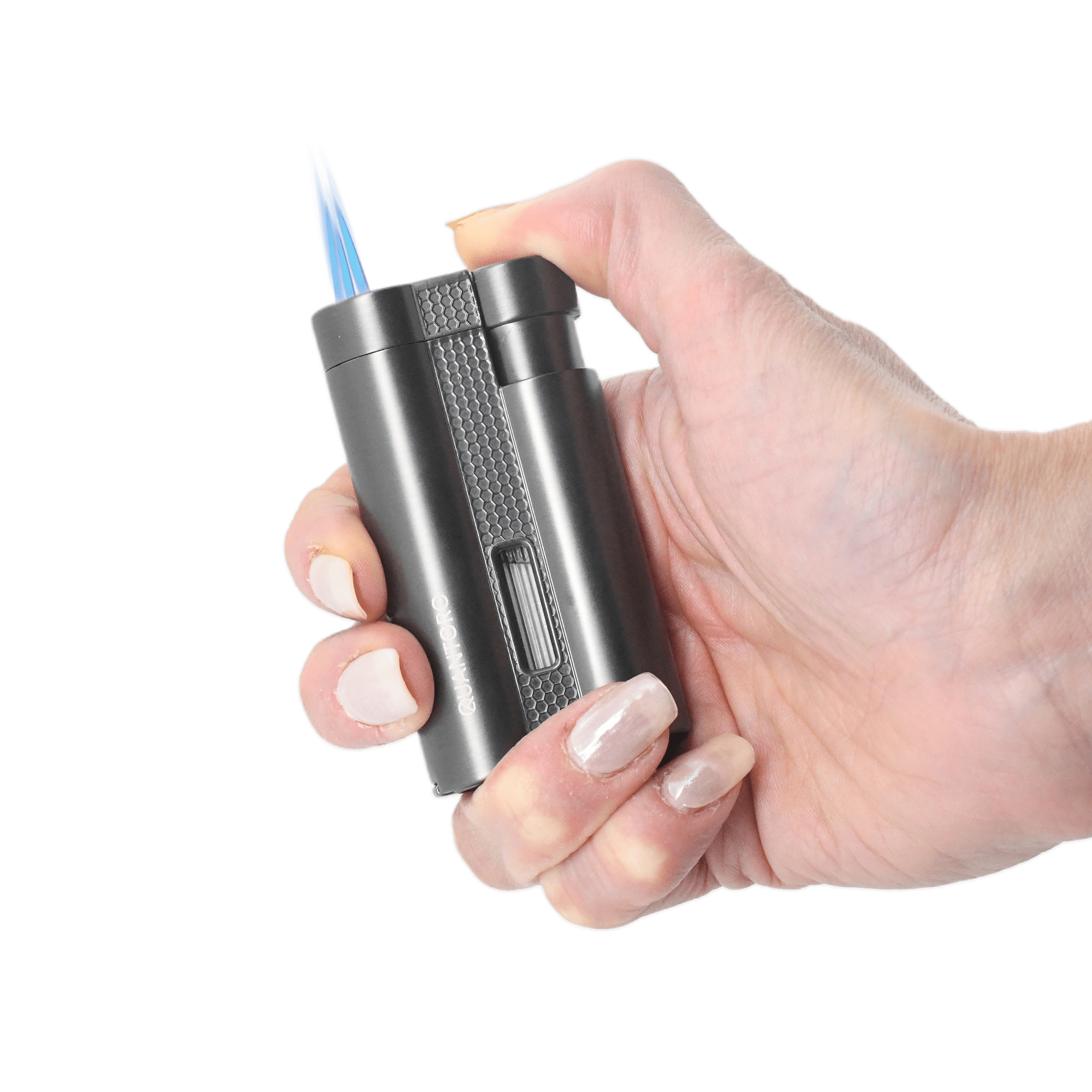 Quantoro MGM05-61 Three-Jet Flame Copper Lighter with Penetrating Function