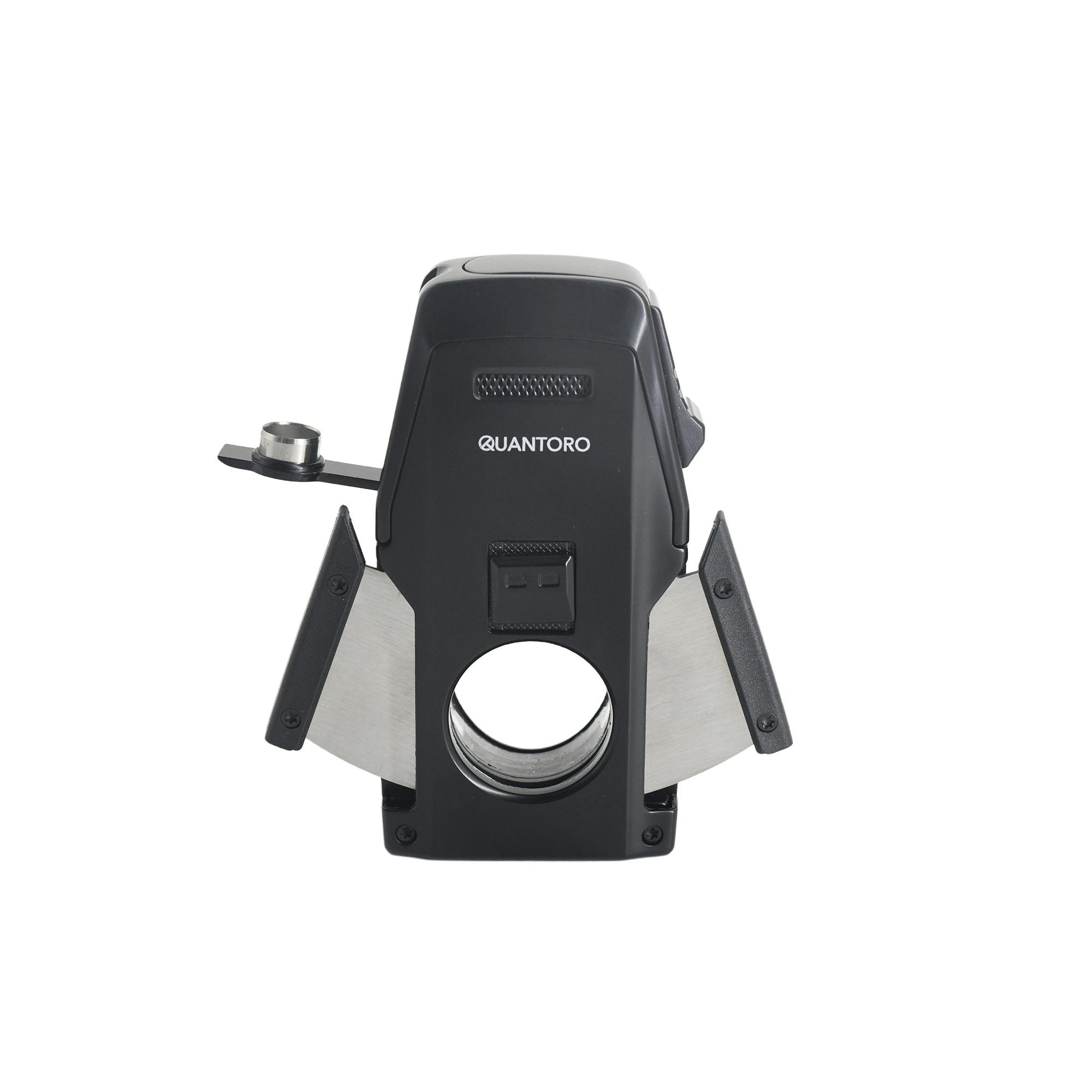 Quantoro MGM05-62 Kesicili Delicili Çift Jet Alev Black Çakmak