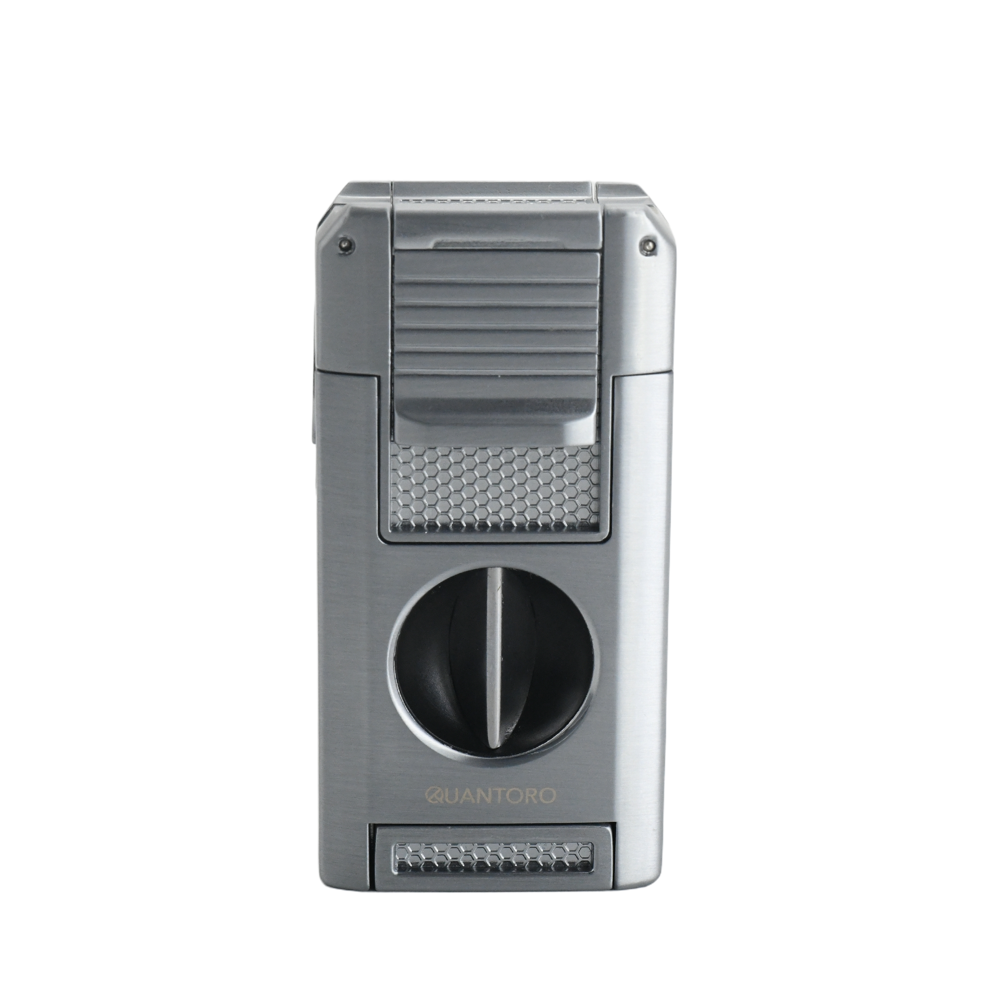 Quantoro MGM05-64 Kesicili Delicili Çift Jet Alev Chrome Çakmak