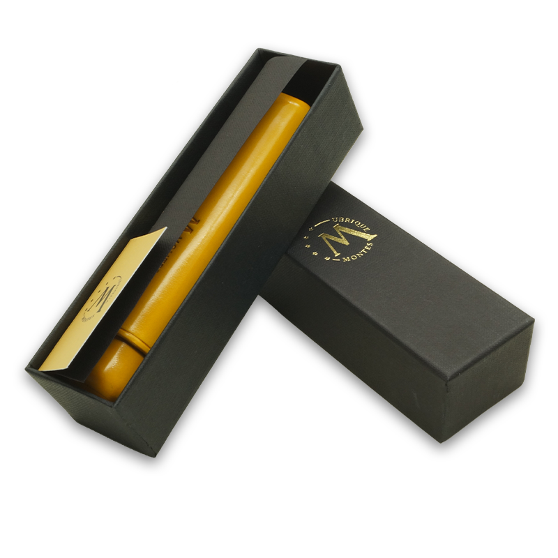 Montes Gerçek Deri El Yapımı 52 Ring Bali Tekli Puro Kılıfı