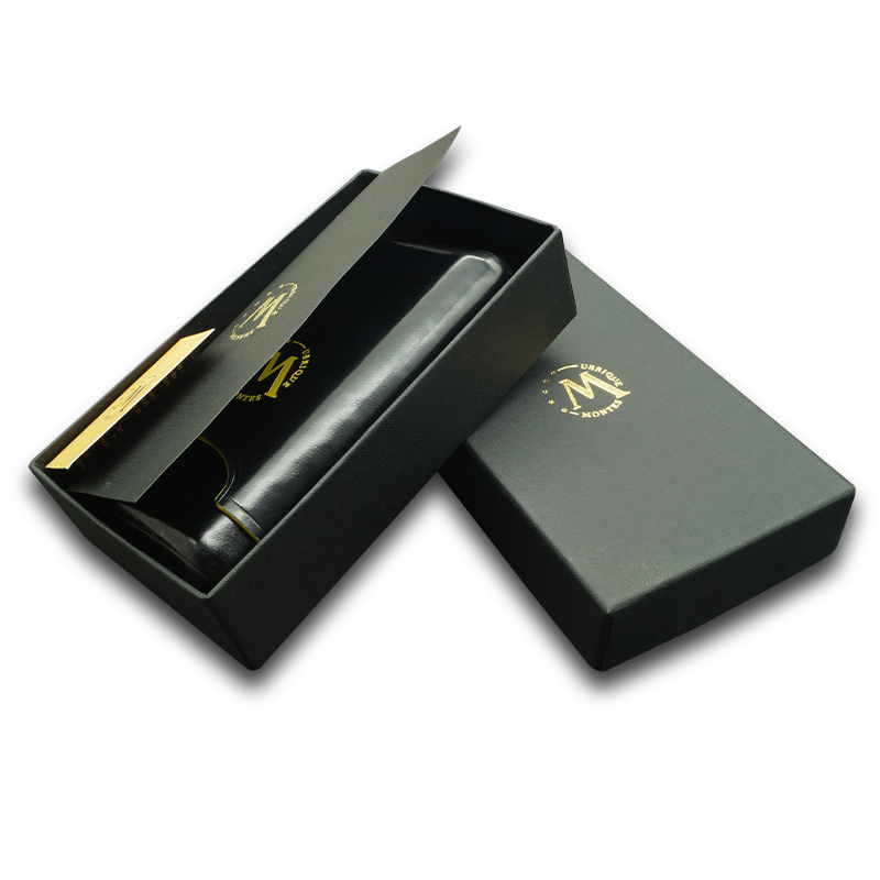 Montes Gerçek Deri El Yapımı 52 Ring Dark Üçlü Puro Kılıfı