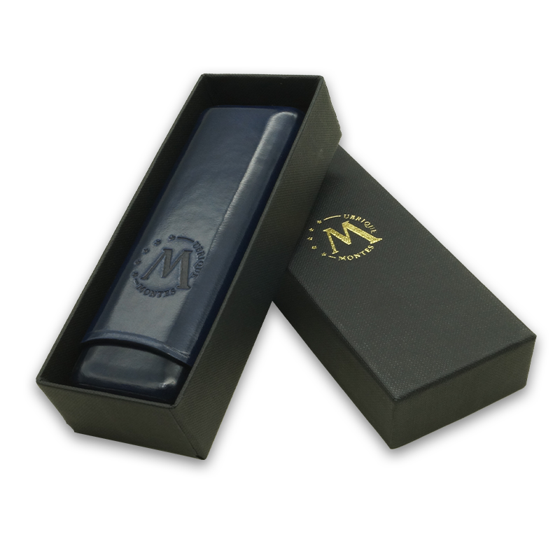 Montes Gerçek Deri El Yapımı 52 Ring Milan İkili Puro Kılıfı