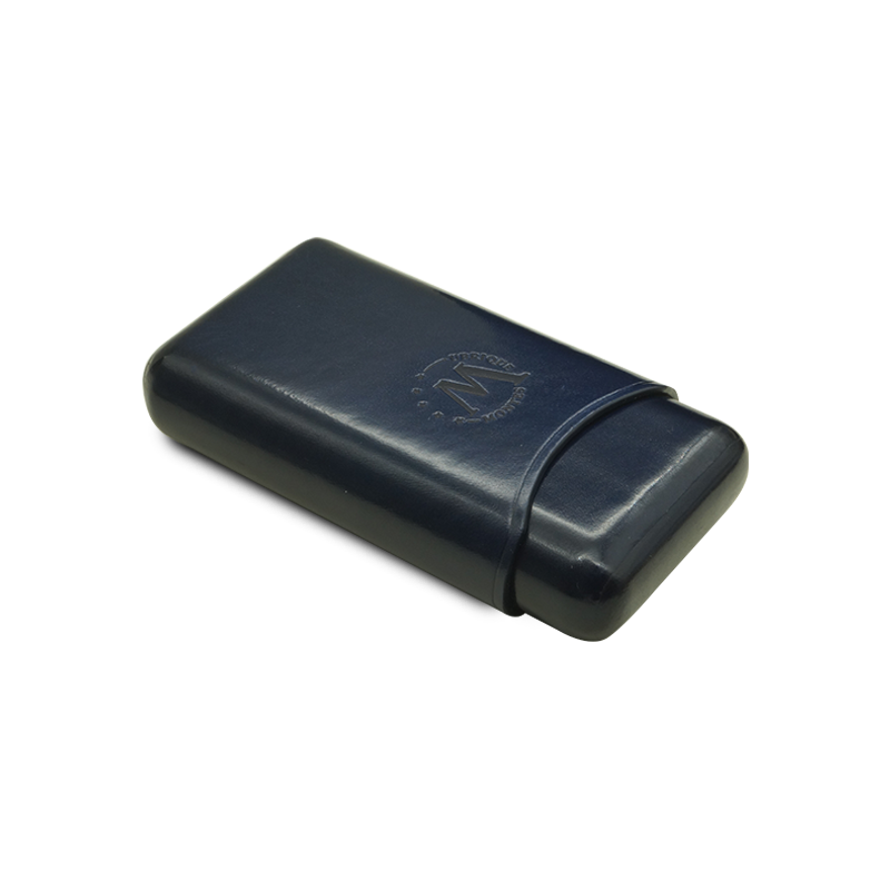 Montes Gerçek Deri El Yapımı 52 Ring Milan Üçlü Puro Kılıfı