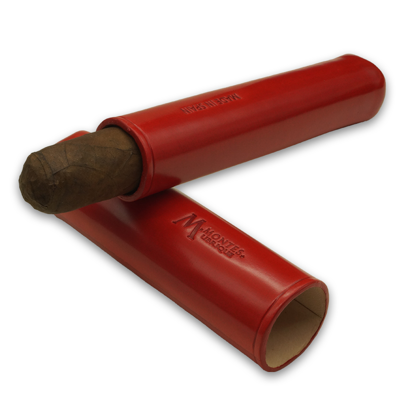 Montes Gerçek Deri El Yapımı 52 Ring Paris Tekli Puro Kılıfı