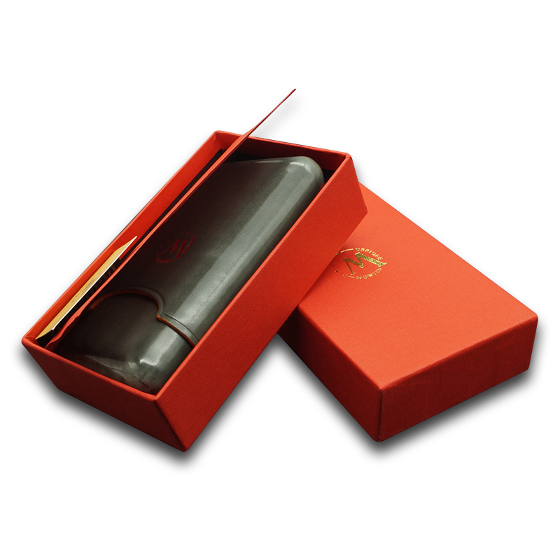 Montes Gerçek Deri El Yapımı 52 Ring Shadow Üçlü Puro Kılıfı