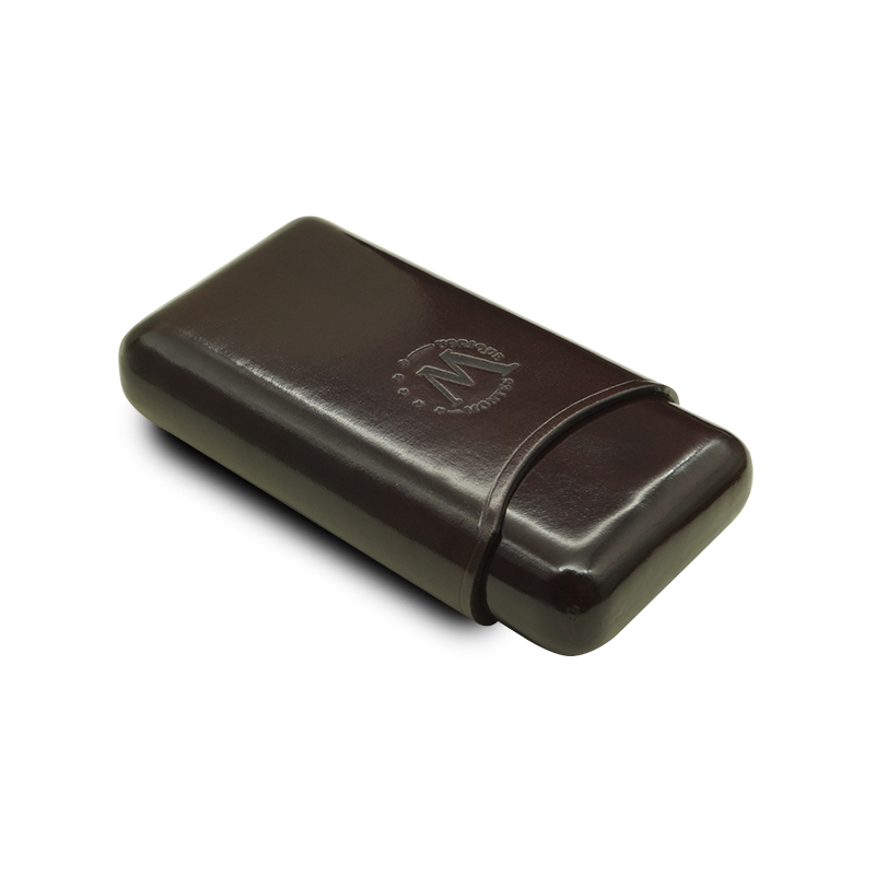 Montes Gerçek Deri El Yapımı 52 Ring Viena Üçlü Puro Kılıfı