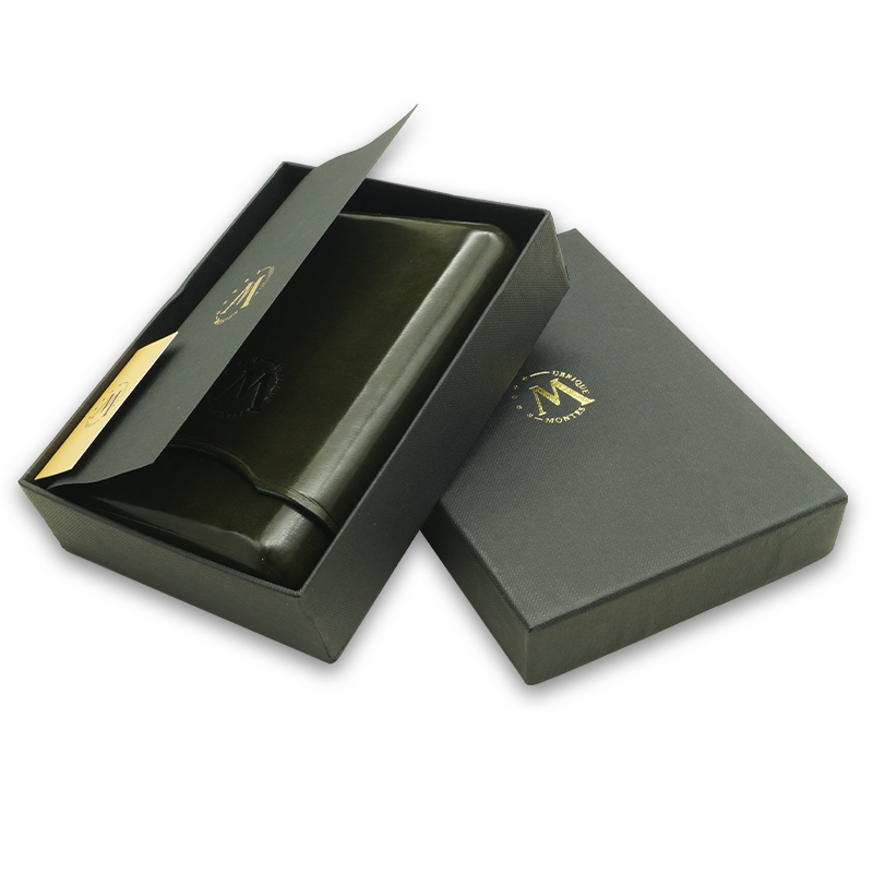 Montes Gerçek Deri El Yapımı 55 Ring Jaen Dörtlü Puro Kılıfı