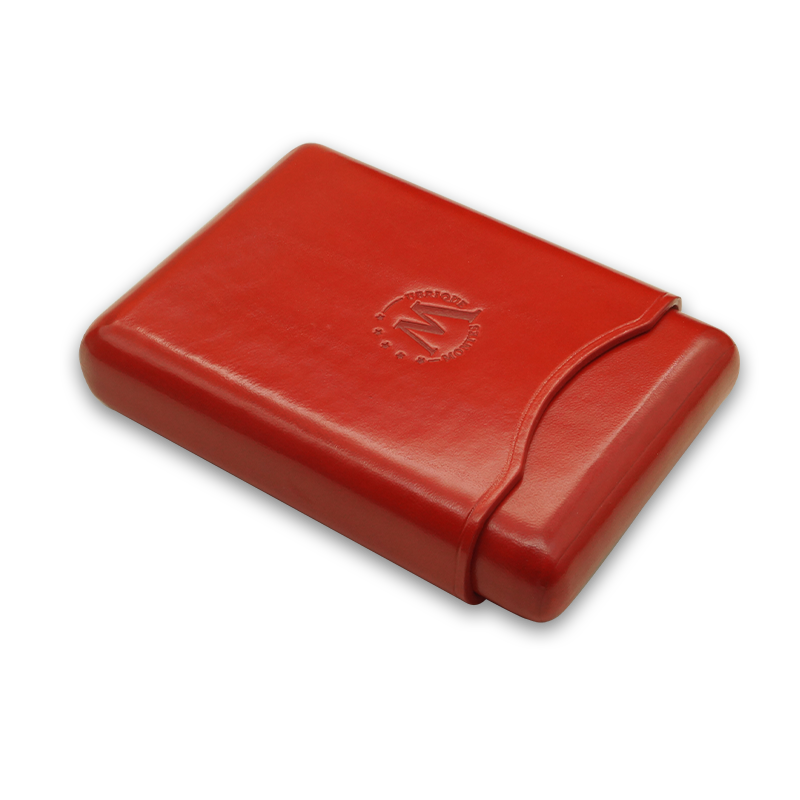 Montes Gerçek Deri El Yapımı 55 Ring Paris Dörtlü Puro Kılıfı