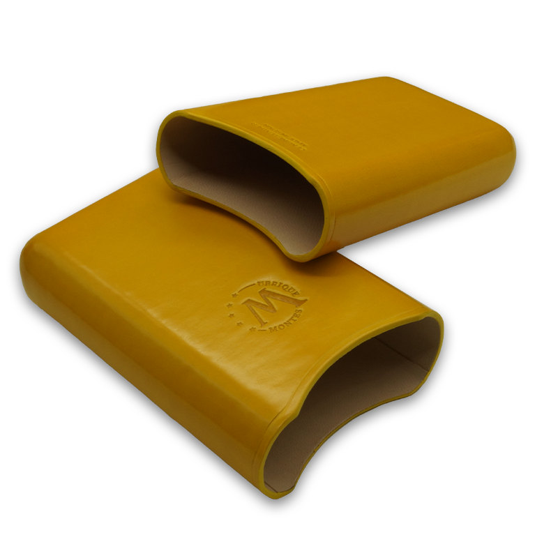 Montes Gerçek Deri El Yapımı 65 Ring Bali Üçlü Puro Kılıfı