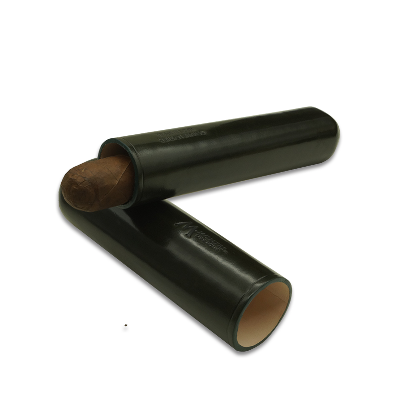 Montes Gerçek Deri El Yapımı 65 Ring Jaen Tekli Puro Kılıfı