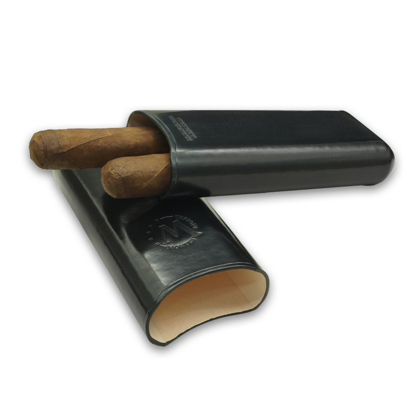 Montes Gerçek Deri El Yapımı 65 Ring Londres İkili Puro Kılıfı